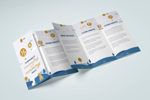 Services | Graphic design | Leaflet | Vet Inflow